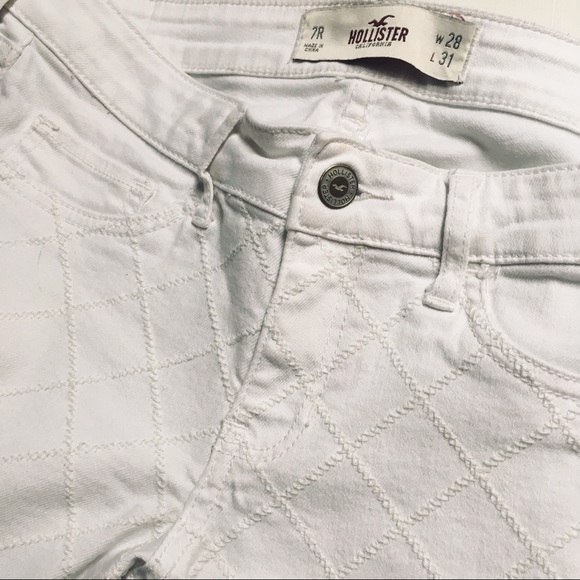 White patterned Hollister Jeans - Picture 5 of 6